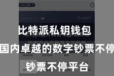 比特派私钥钱包  看成国内卓越的数字钞票不停平台